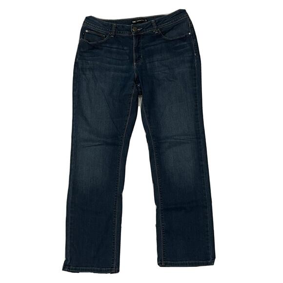 Lee Perfect Fit Just Below The Waist Denim Blue Jeans Size 12 Short 31x26" - Picture 1 of 7